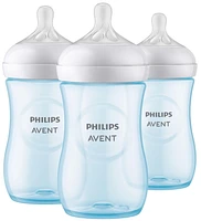 Biberon Philips Avent Natural avec tétine Natural Response, bleu, 9 oz, paquet de 3 9 oz, paquet de 3