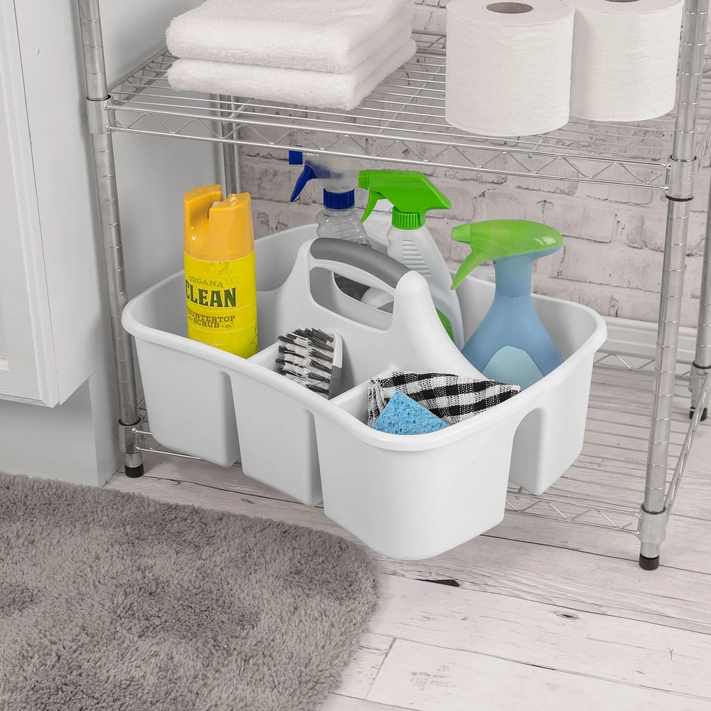 Sterilite Divided Ultra™ Caddy White, Ultra