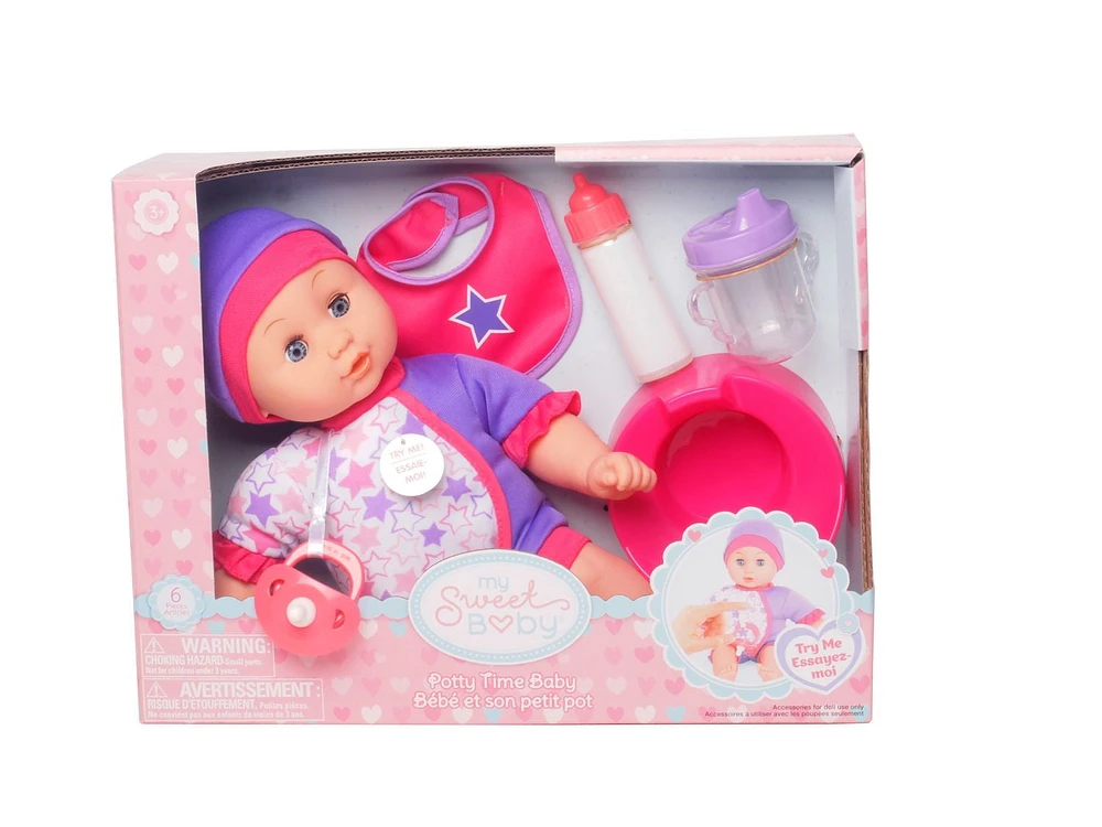 My Sweet Baby Potty Time Baby Baby doll Play Set