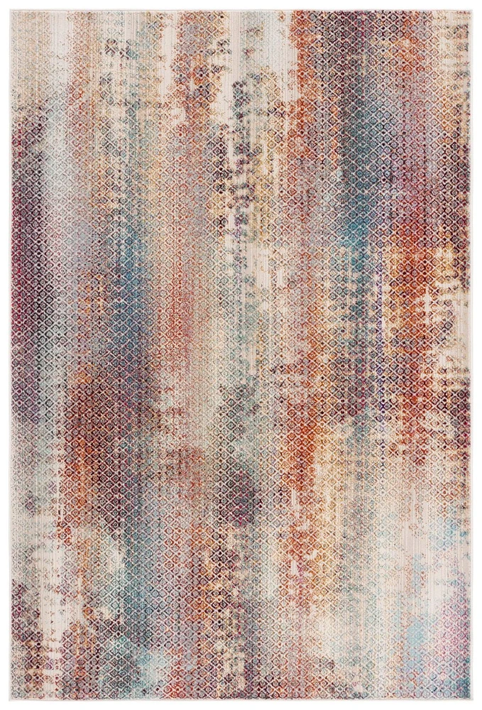 SAFAVIEH Rainbow Kameron Abstract Indoor/Outdoor Area Rug