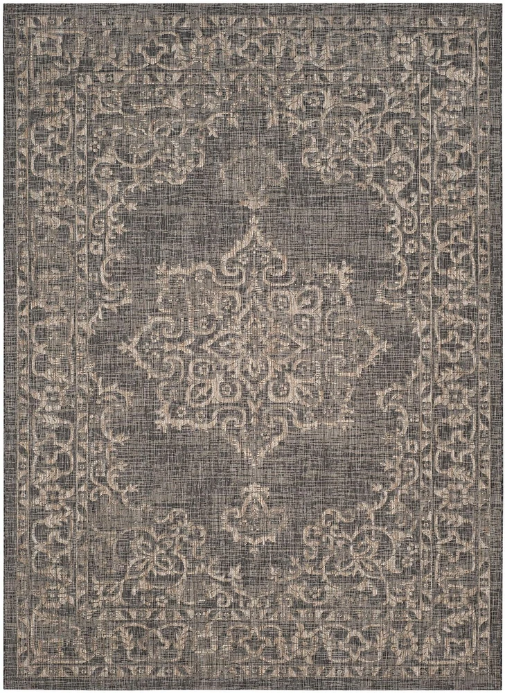 SAFAVIEH Courtyard Clodagh Medallion Indoor/Outdoor Area Rug
