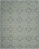 SAFAVIEH Courtyard Daniel Geometric Indoor/Outdoor Area Rug