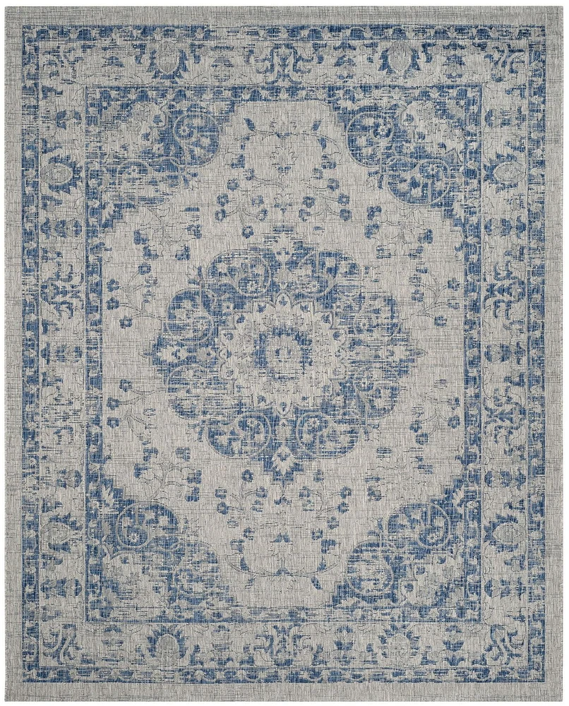 SAFAVIEH Courtyard Alessia Medallion Indoor/Outdoor Area Rug