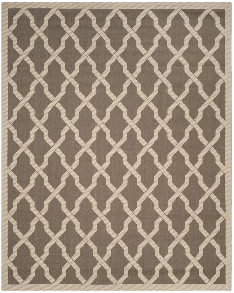 SAFAVIEH Courtyard Aline Geometric Indoor/Outdoor Area Rug