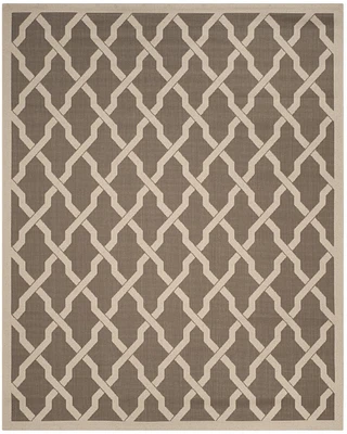 SAFAVIEH Courtyard Aline Geometric Indoor/Outdoor Area Rug