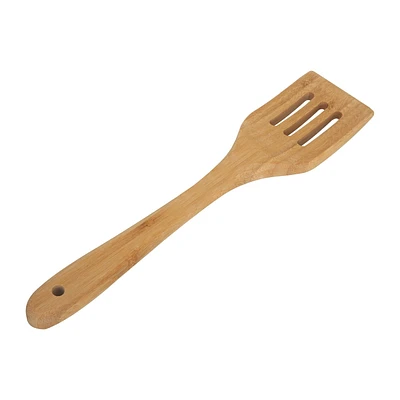 MAINSTAYS Bamboo Slotted Turner, Bamboo/30.5cm