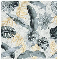 SAFAVIEH Barbados Tropical Leaves Outdoor Area Rug