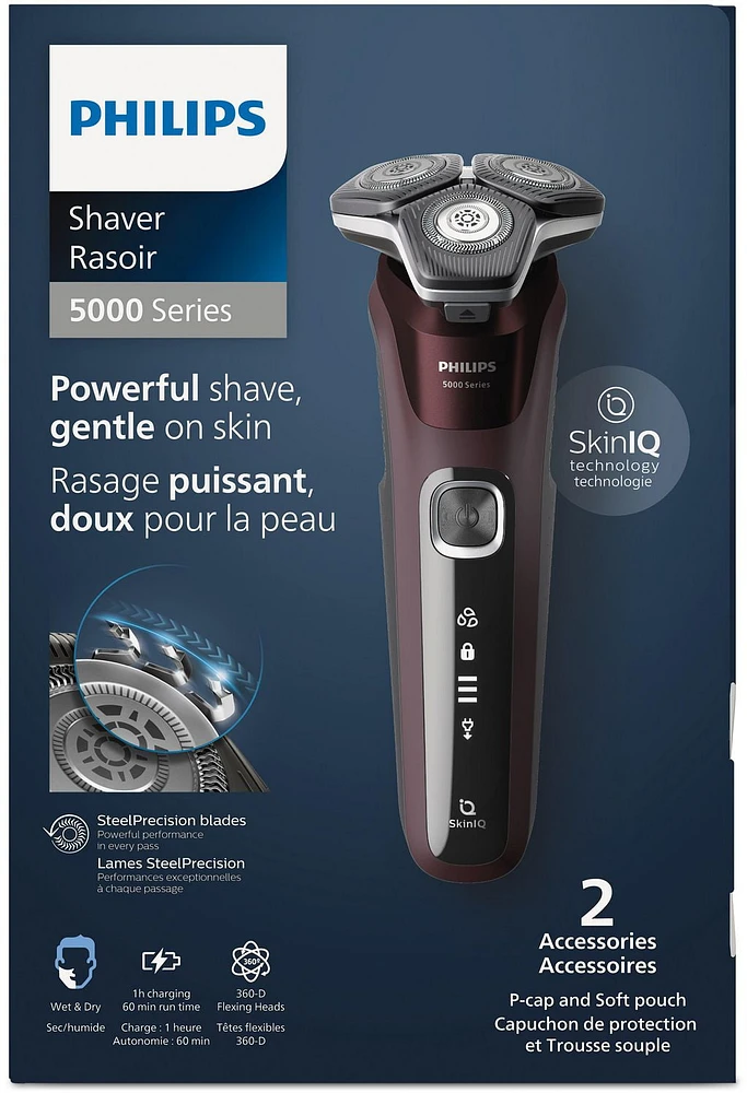 Philips Shaver Series 5000, Wet & Dry Shaver, S5881/10, Rotary Shaver