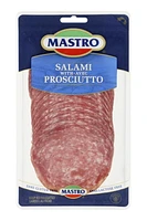 Mastro Gluten Free Sliced Salami with Prosciutto, 100g