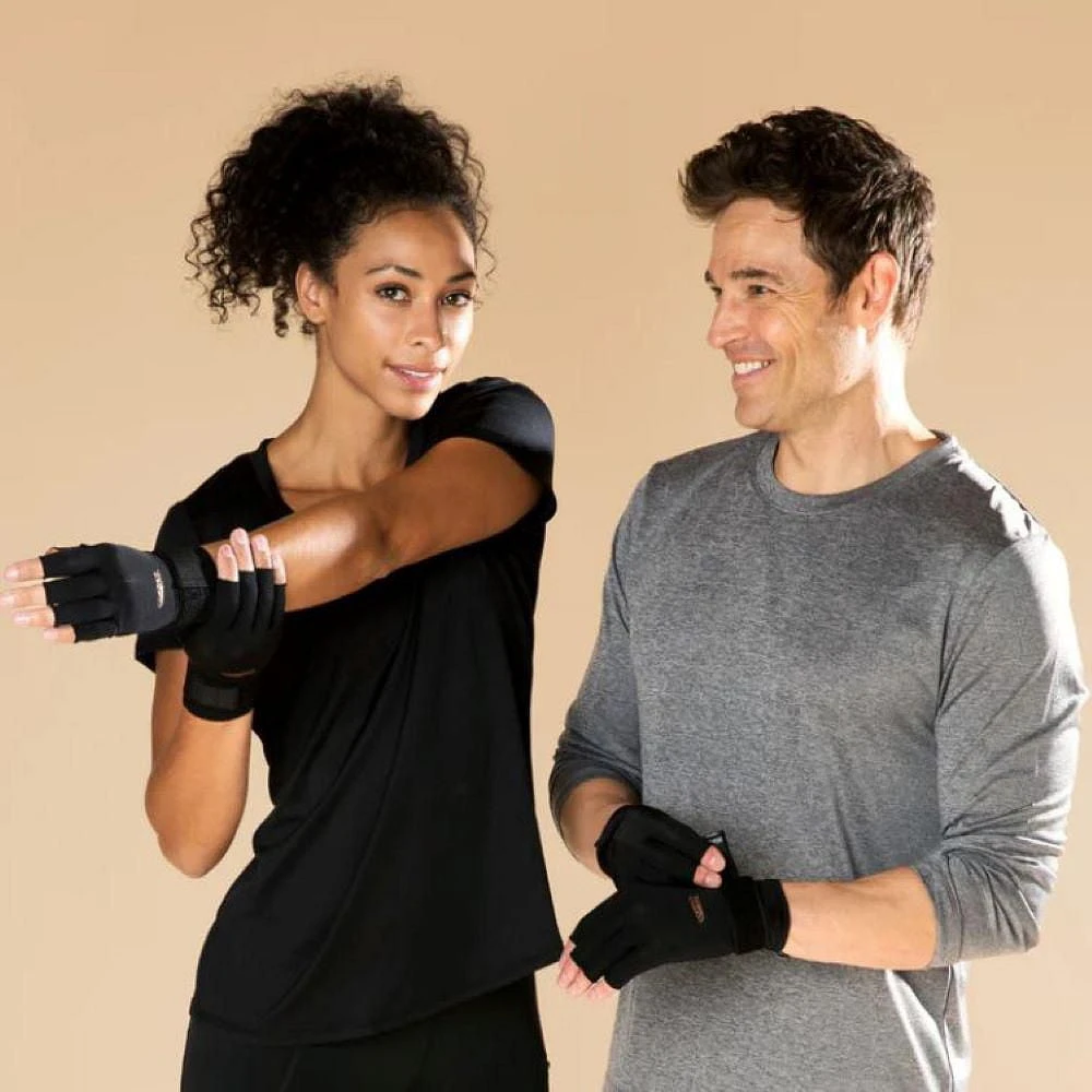 Copper Fit Compression Gloves, CF Compression Gloves L/XL