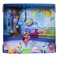 Gabby’s Dollhouse, Dance Party Theme Figure Set with a Gabby Doll, 6 Cat Toy Figures and Accessory Kids Toys for Ages 3 and up!, Toy Figures and Accessory