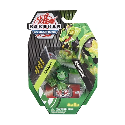 Bakugan Geogan, Amphrog, Geogan Rising Collectible Action Figure and Trading Cards