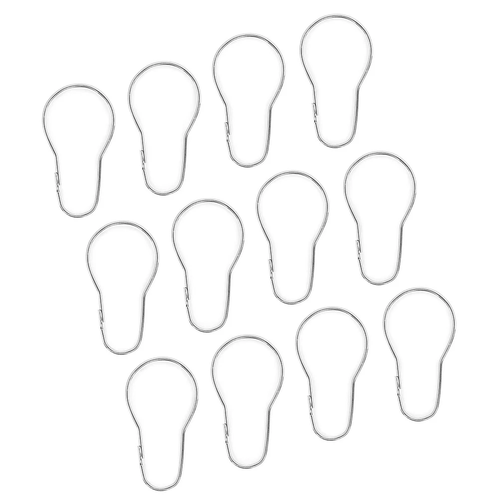 Mainstays Wire Shower Hooks, Set of 12