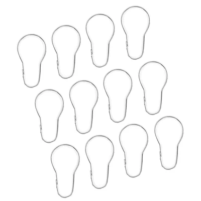 Mainstays Wire Shower Hooks, Set of 12
