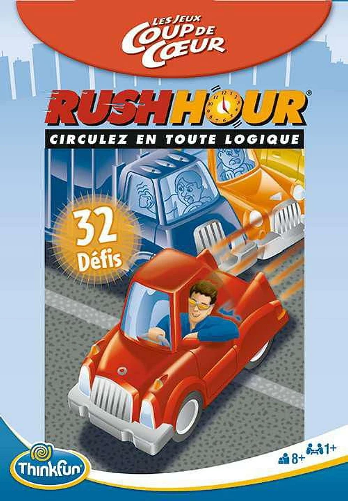 Thinkfun - Rush Hour - French Version, French Logic Game