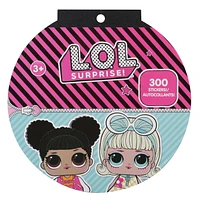 300CT LOL Dolls Jumbo Diecut Sticker Book, 300CT LOL Doll Stickers