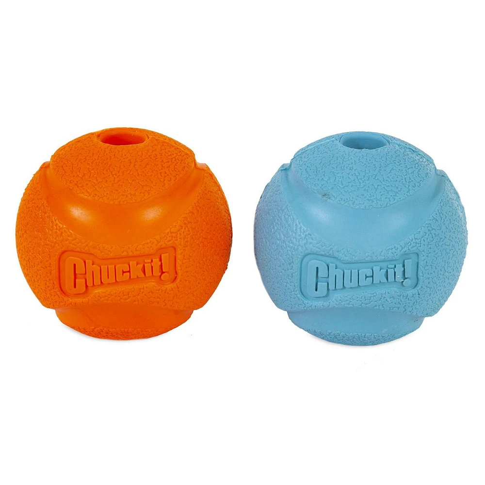 Chuckit! Medium 2 Pack Fetch Ball Dog Toy, 2.5", 2 Pack Ball Toy