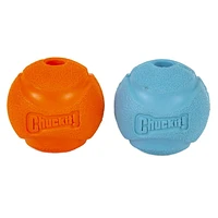 Chuckit! Medium 2 Pack Fetch Ball Dog Toy, 2.5", 2 Pack Ball Toy