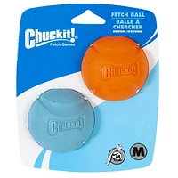 Chuckit! Medium 2 Pack Fetch Ball Dog Toy, 2.5", 2 Pack Ball Toy