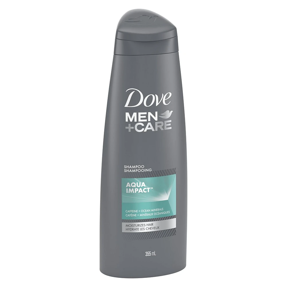 Dove Men Care Aqua Impact Shampoo, 355 ML Shampoo