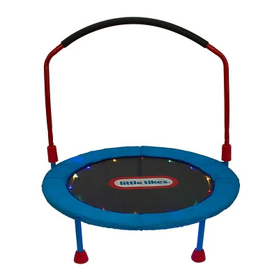 Little Tikes Light-Up 3-foot Trampoline with Folding Handle for Kids Ages 3 to 6