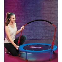 Little Tikes Light-Up 3-foot Trampoline with Folding Handle for Kids Ages 3 to 6