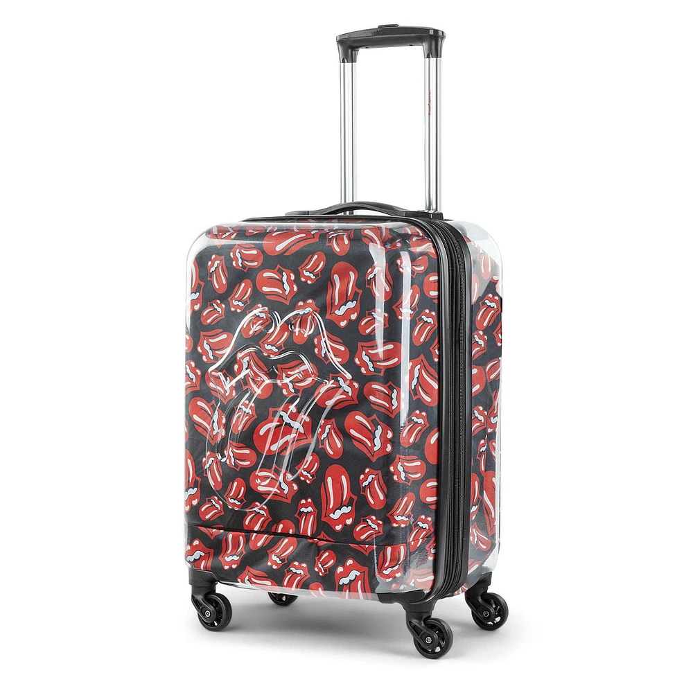 Rolling Stones - 4 pieces set Carry-on Set, Carry-on with Backpack and 2 foldable totes