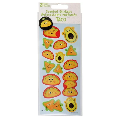 Taco Scratch & Sniff Stickers, Taco Stickers