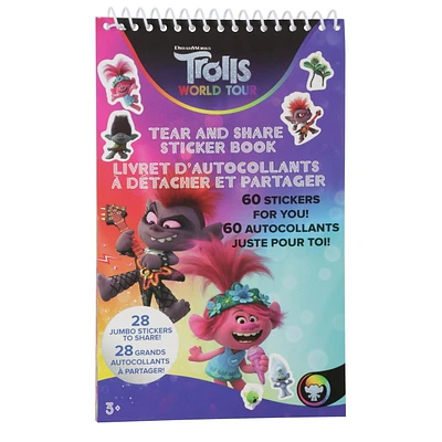 300CT Trolls Jumbo Diecut Sticker Book