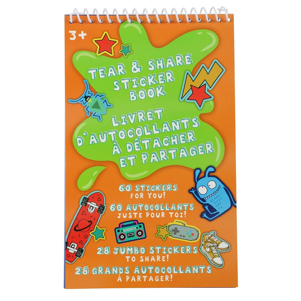 Tear and Share Sticker Activity Book