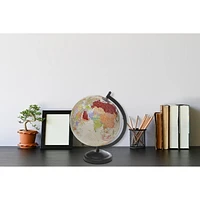 8" Decorative Ivory Globe With Stand