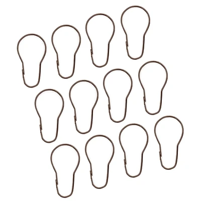 Mainstays Wire Shower Hooks, Set of shower hooks