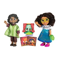 Mirabel and Bruno Storytelling Petite Set, Dolls stand at 6” tall