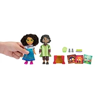 Mirabel and Bruno Storytelling Petite Set, Dolls stand at 6” tall