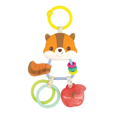 Infantino Jingle Charms Rattle Chipmunk, Rattle with charms
