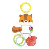 Infantino Jingle Charms Rattle Chipmunk, Rattle with charms
