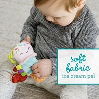 Infantino Plushy Pal and Teether Ice Cream