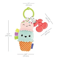 Infantino Plushy Pal and Teether Ice Cream