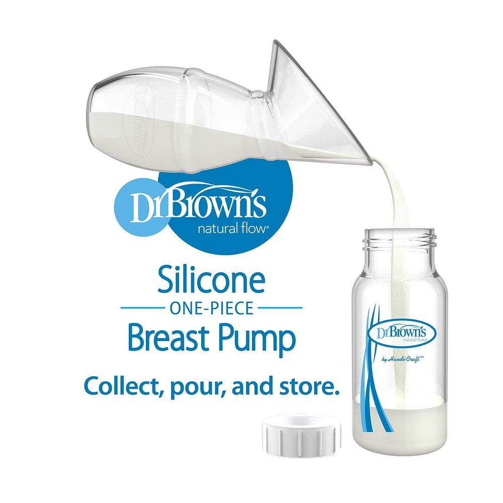 Tire-lait une pièce en silicone Dr. Brown's