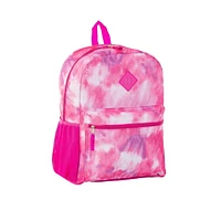 Jetstream Front Utility Pocket Backpack, Pink Tie-Dye