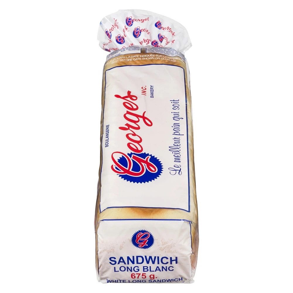 Georges White sandwich bread, White Sandwich bread 675 gr