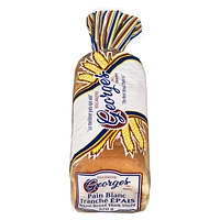 Georges thick sliced bread, White bread thick sliced 570 gr