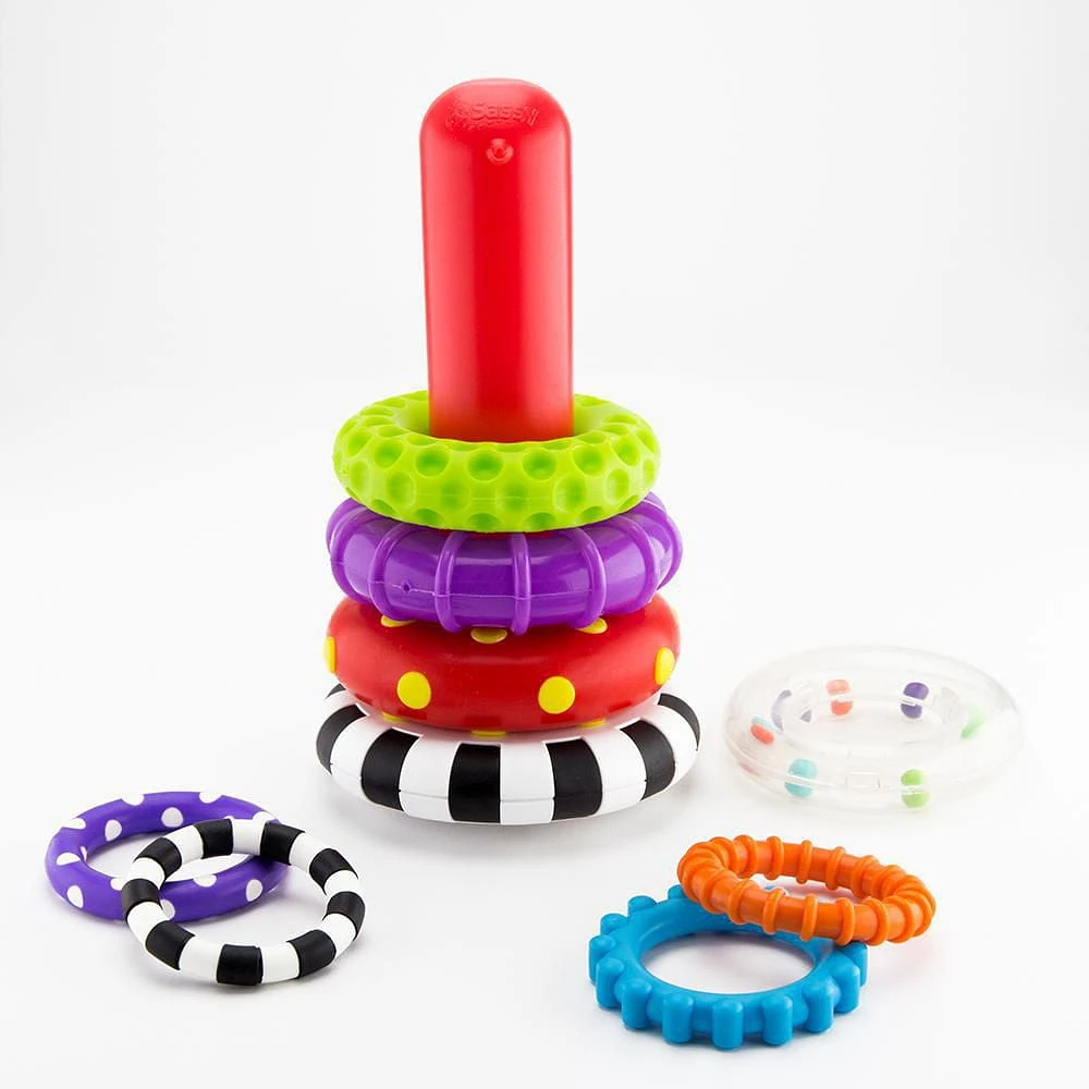 Sassy® Stacks of Circles, Explore big & small