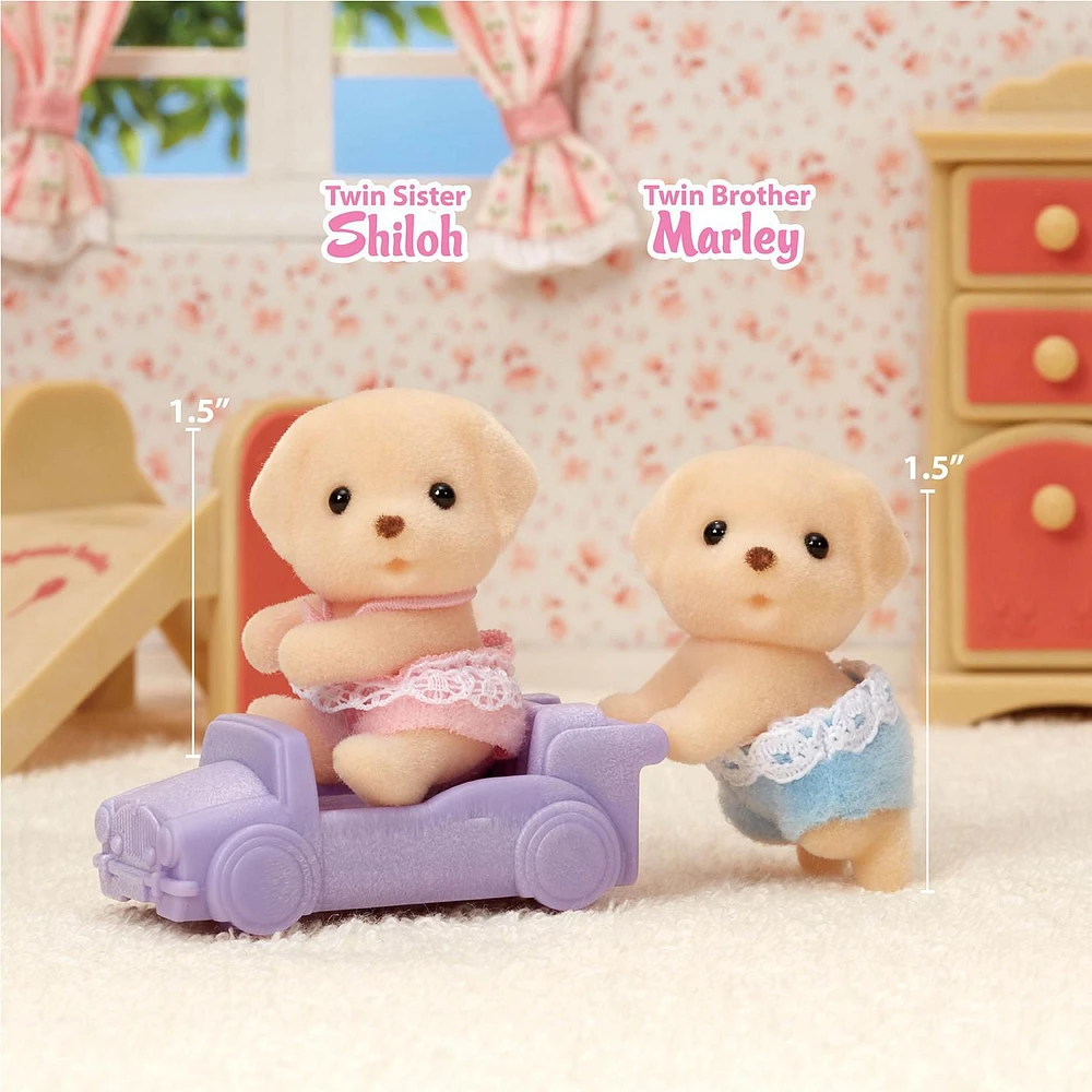 Calico Critters Yellow Lab Twins