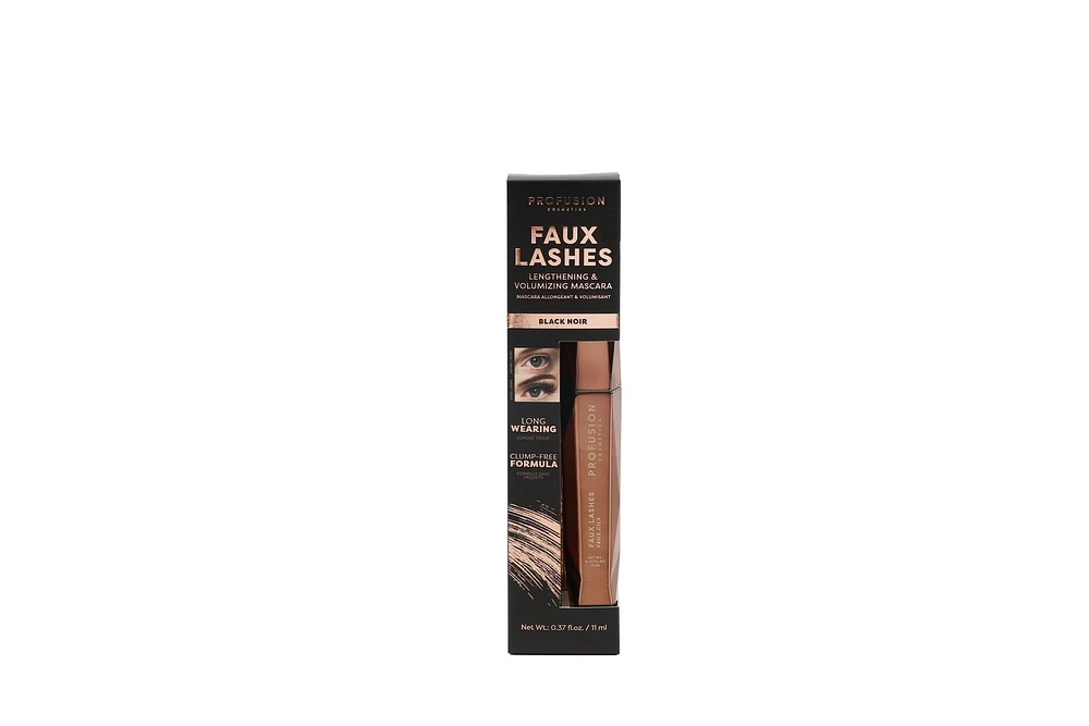 PROFUSION COSMETICS | Mascara Allongeant et Volumateur Faux Cils Mascara Noir