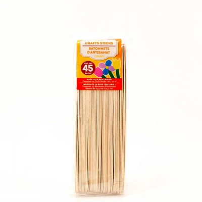 Horizon Group Usa Super Jumbo Wood Craft Sticks, 45 – 7.5 in. jumbo craft