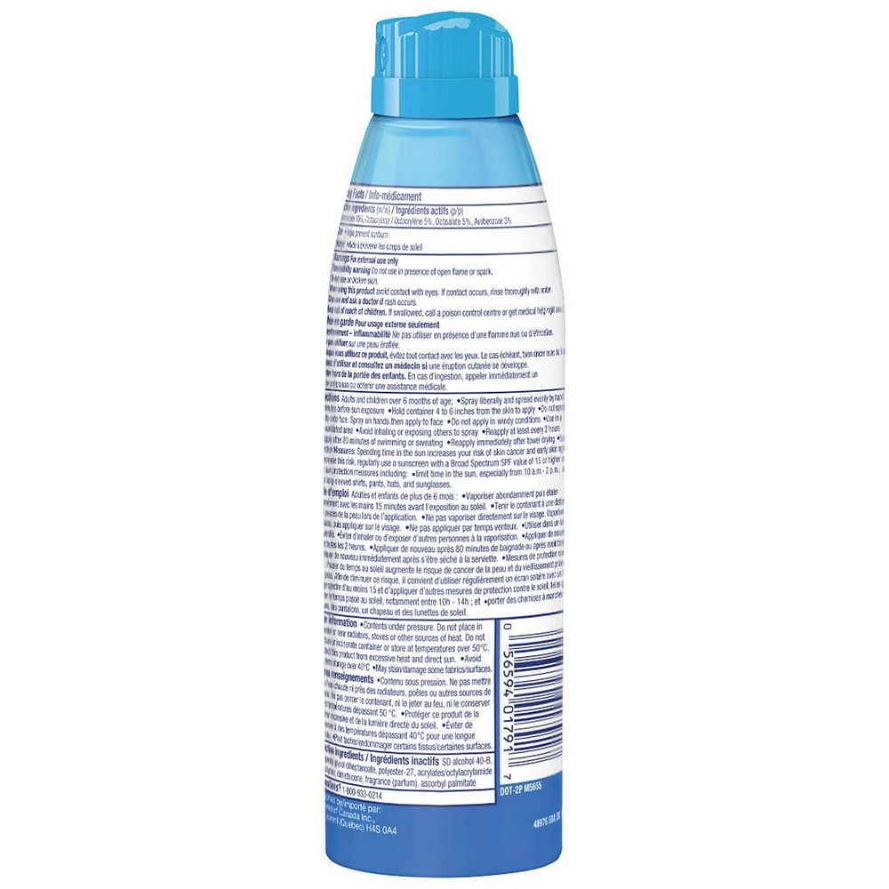 COPPERTONE Complete Écran Solaire en vaporisateur continue FPS 50 156g