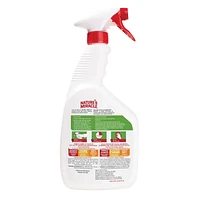 Nature's Miracle Éliminateur de taches et d'odeurs pour les chats, 946ml Formule enzymatique forte!