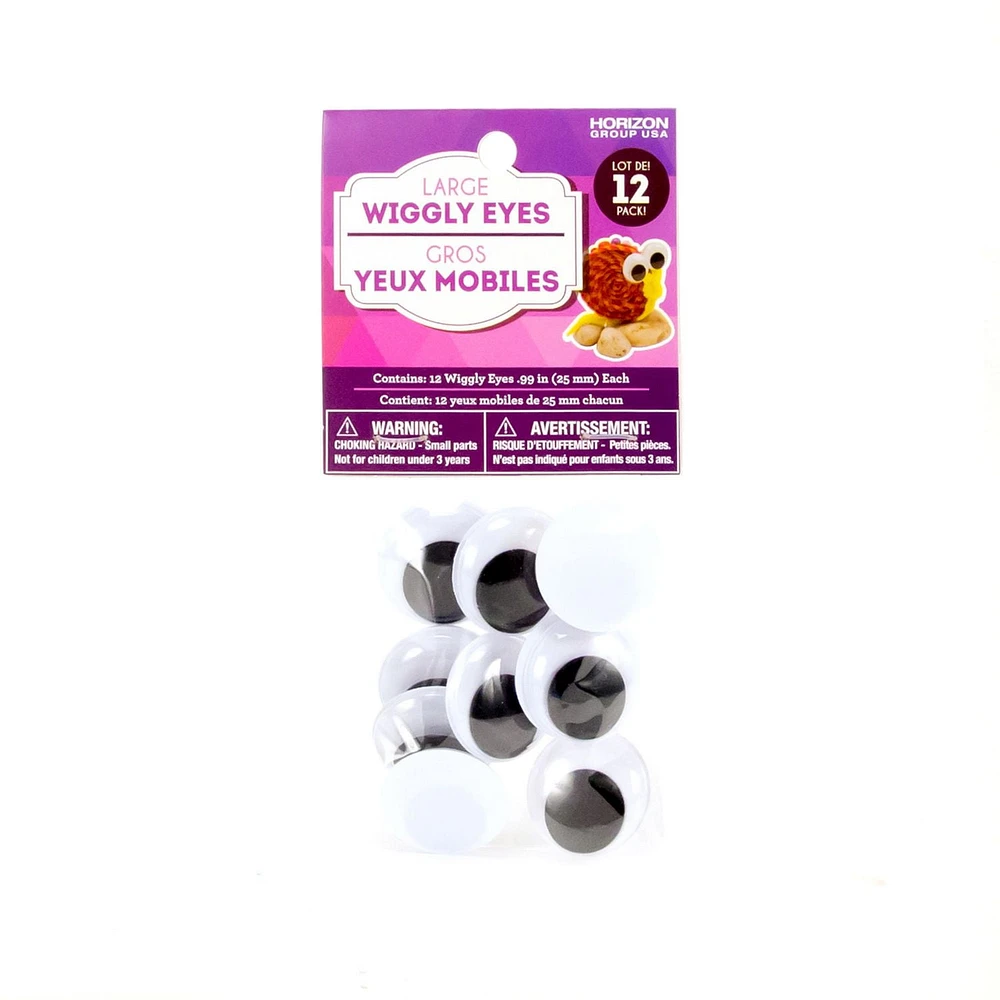 Horizon Group Usa 25mm Large Wiggly Eyes