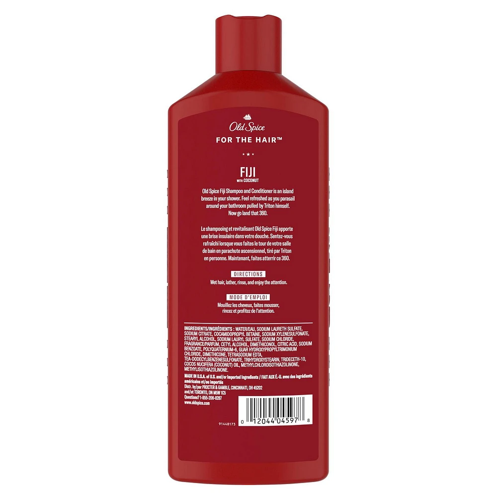 Shampooing et revitalisant 2 en 1 pour hommes Fiji 400 mL